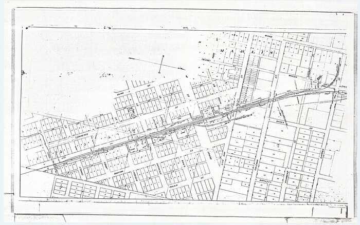 62852, Railroad Track Map, H&TCRRCo., Falls County, Texas, General Map Collection