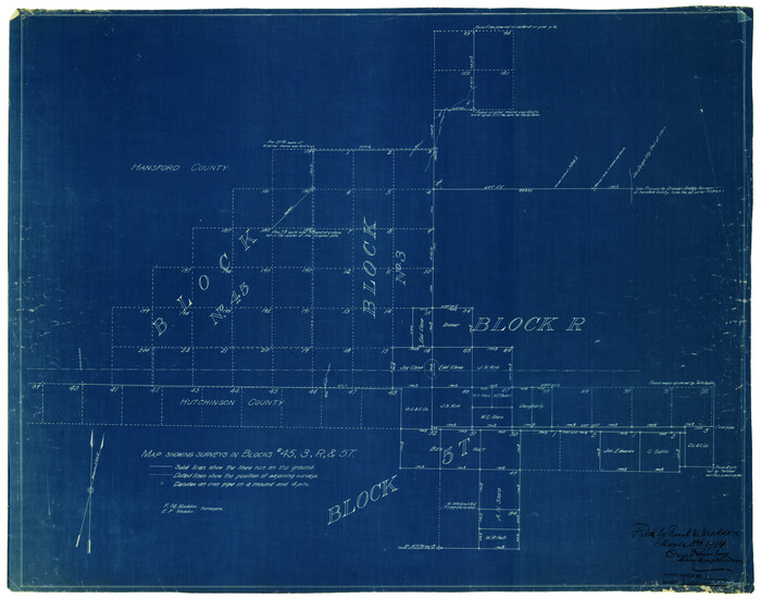 6286, Hutchinson County Rolled Sketch 21, General Map Collection