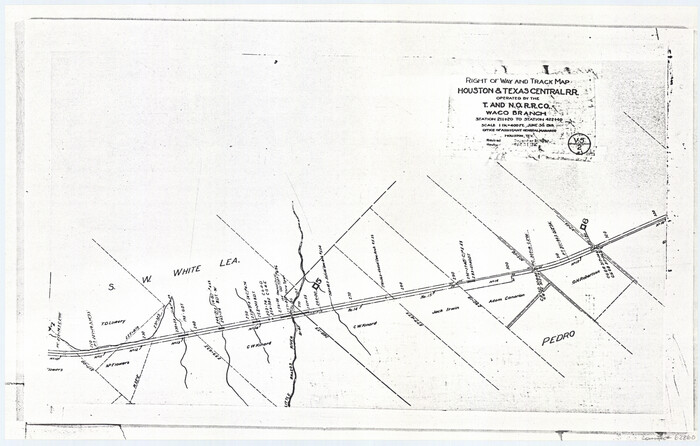 62860, Railroad Track Map, H&TCRRCo., Falls County, Texas, General Map Collection