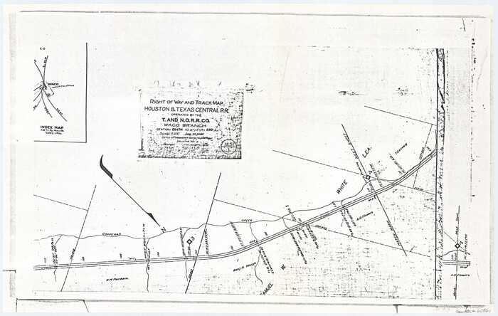 62861, Railroad Track Map, H&TCRRCo., Falls County, Texas, General Map Collection