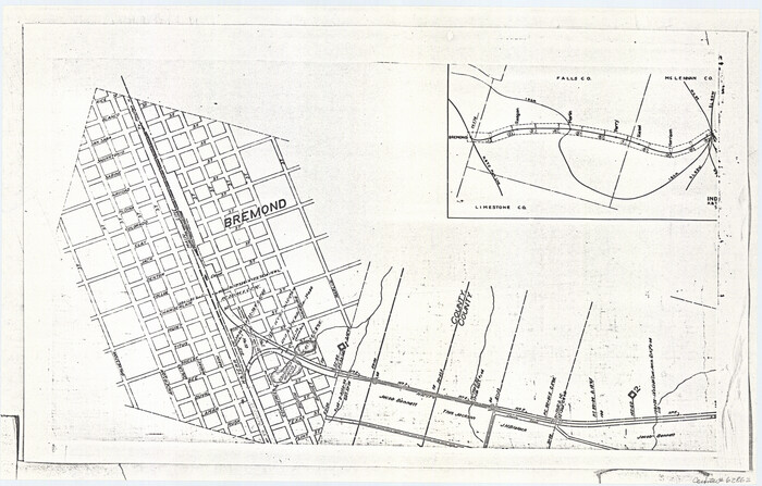 62862, Railroad Track Map, H&TCRRCo., Falls County, Texas, General Map Collection