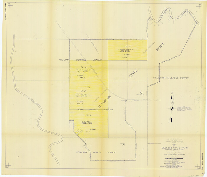 62877, Maps & Lists Showing Prison Lands (Oil & Gas) Leased as of June 1955, General Map Collection