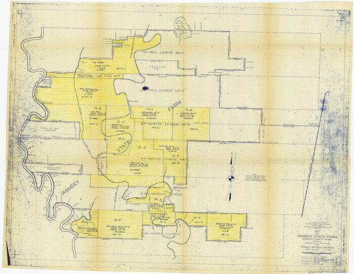 62880, Maps & Lists Showing Prison Lands (Oil & Gas) Leased as of June 1955, General Map Collection