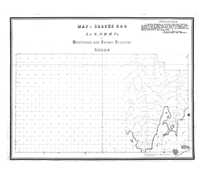 6294, Hutchinson County Rolled Sketch 36A, General Map Collection