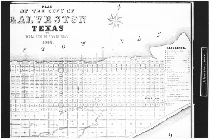 62968, Plan of the City of Galveston, Texas, General Map Collection