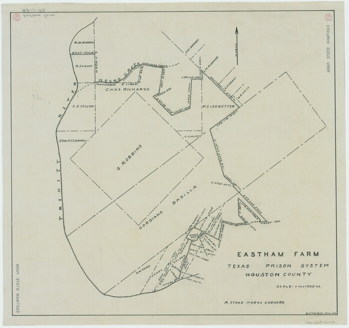 62988, Eastham Farm, Texas Prison System, Houston County, General Map Collection