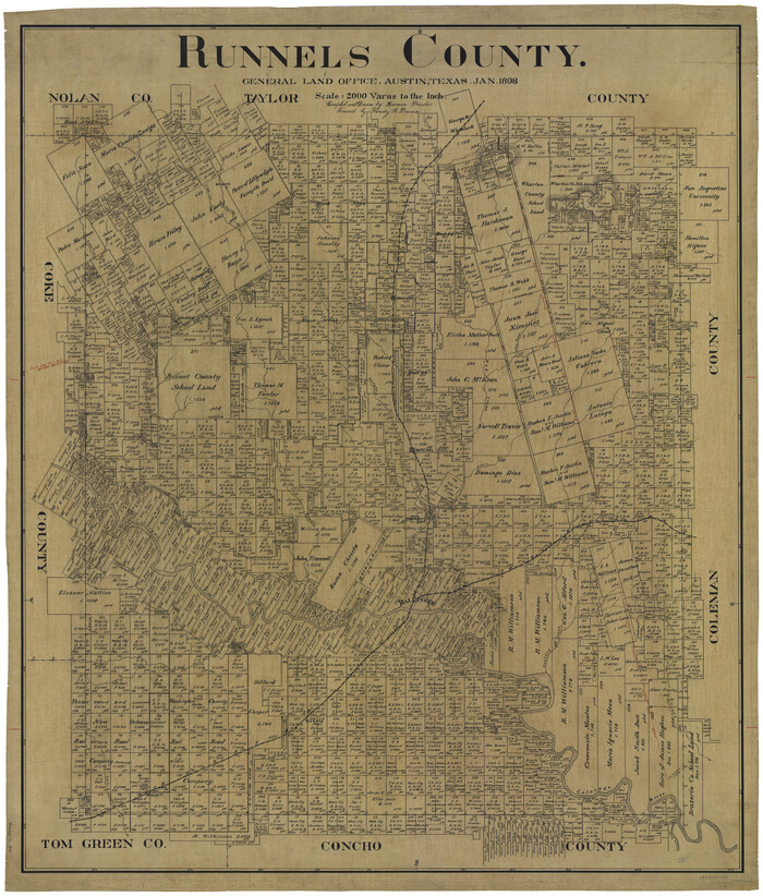 63009, Runnels County, General Map Collection
