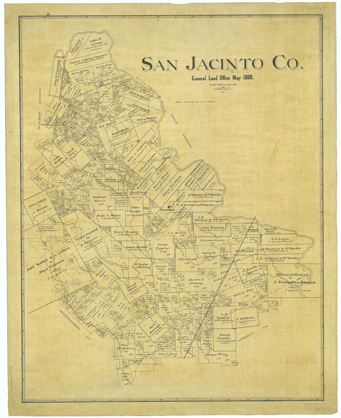 63016, San Jacinto Co., General Map Collection