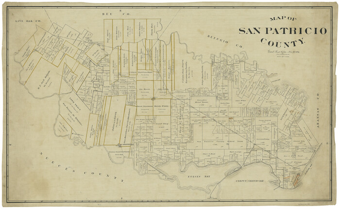 63018, Map of San Patricio County, General Map Collection