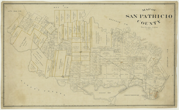 63018, Map of San Patricio County, General Map Collection