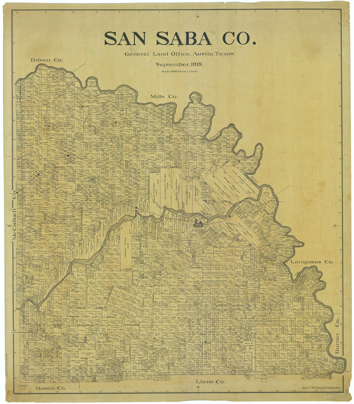 63021, San Saba Co., General Map Collection