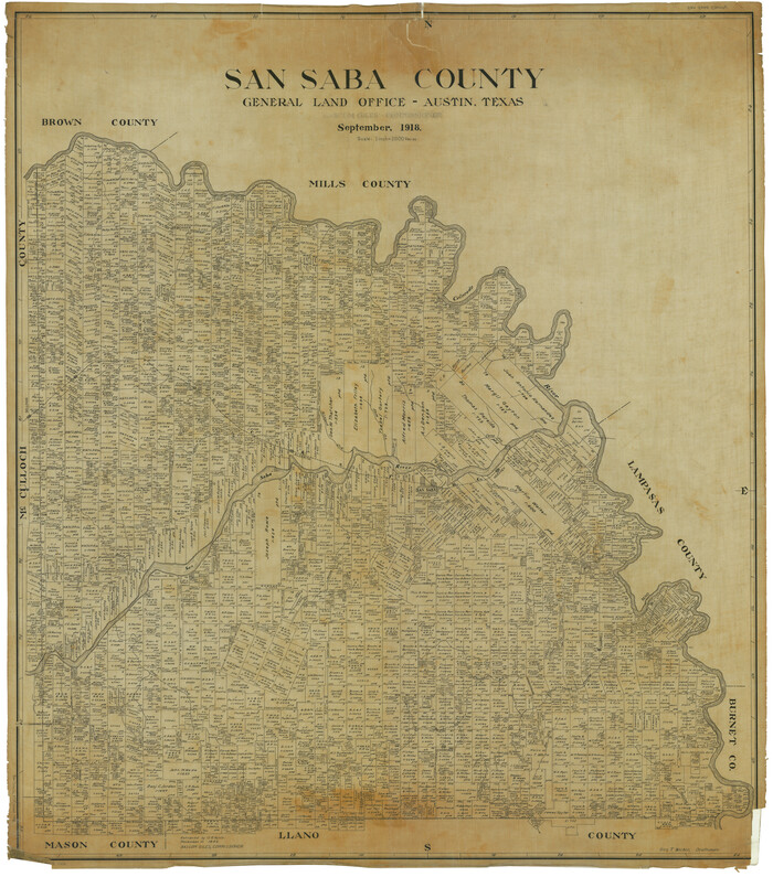 63022, San Saba County, General Map Collection