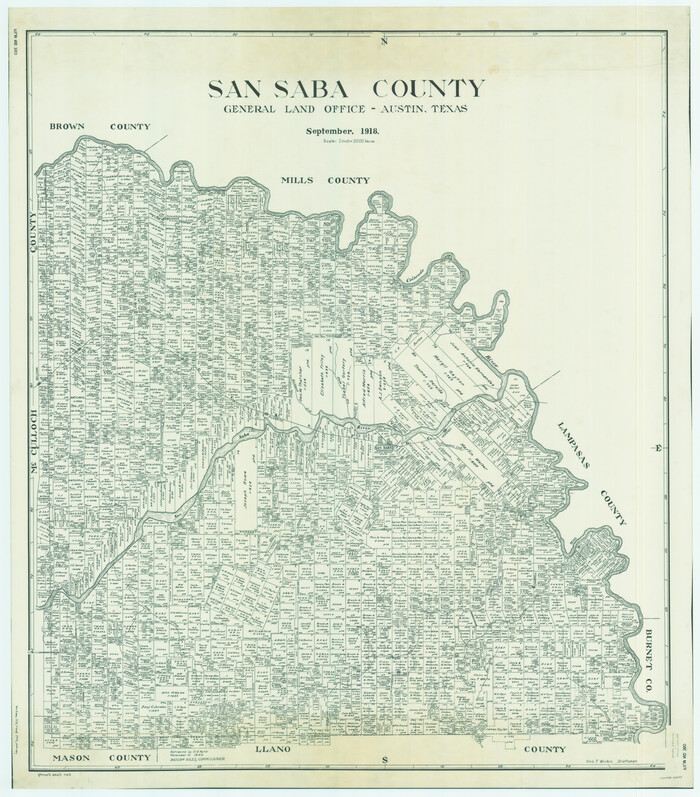 63023, San Saba County, General Map Collection