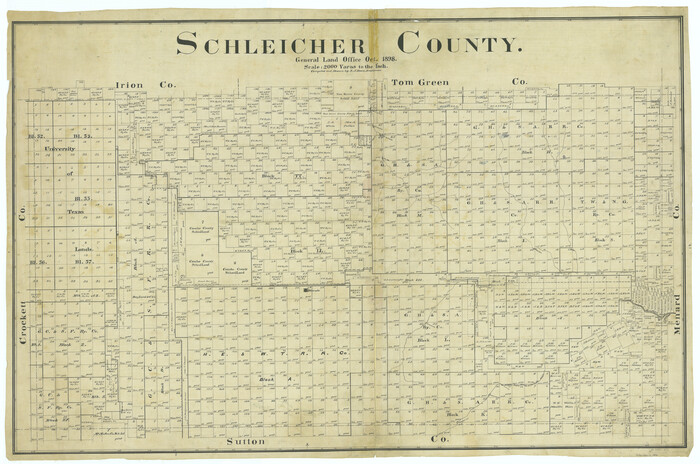 63026, Schleicher County, General Map Collection