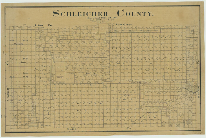 63027, Schleicher County, General Map Collection