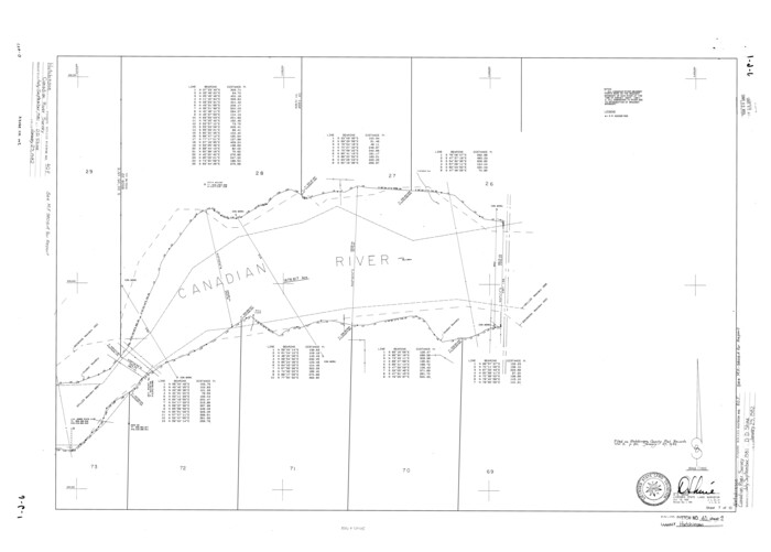 6303, Hutchinson County Rolled Sketch 40, General Map Collection