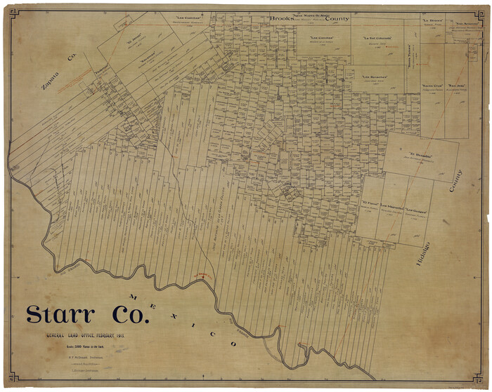 63043, Starr Co., General Map Collection