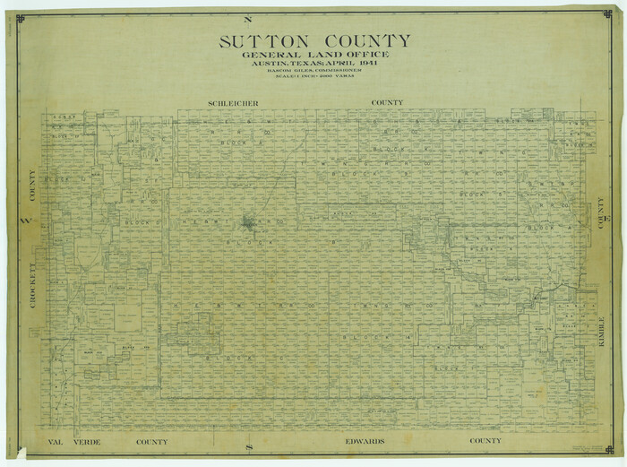 63052, Sutton County, General Map Collection