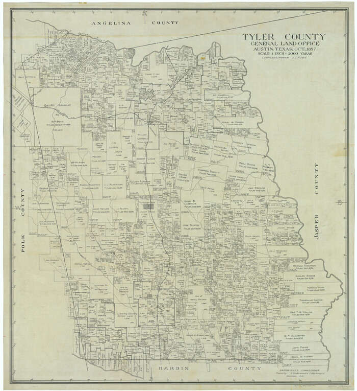 63082, Tyler County, General Map Collection