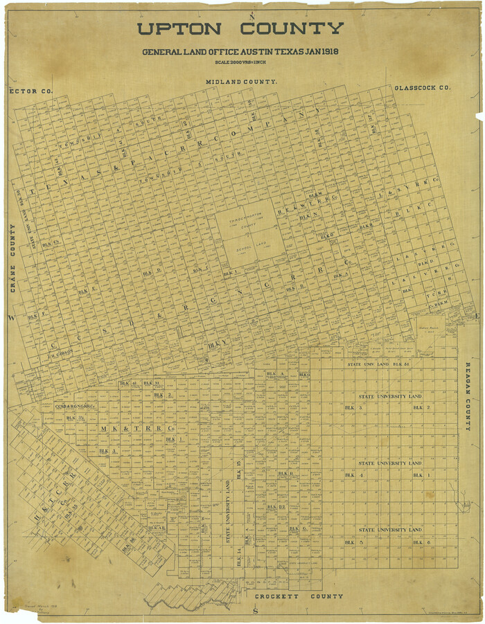63088, Upton County, General Map Collection