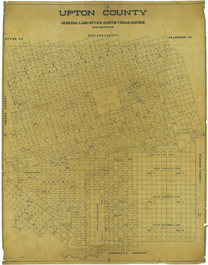 63089, Upton County, General Map Collection