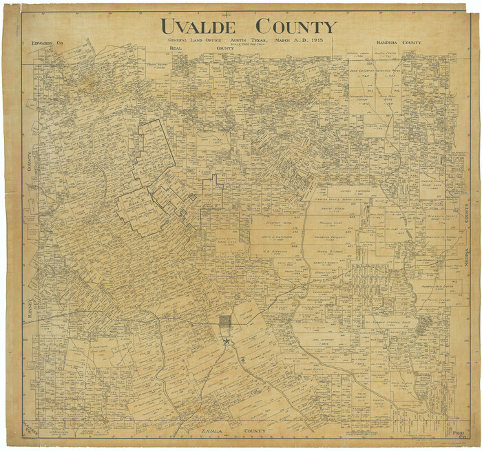 63092, Uvalde County, General Map Collection