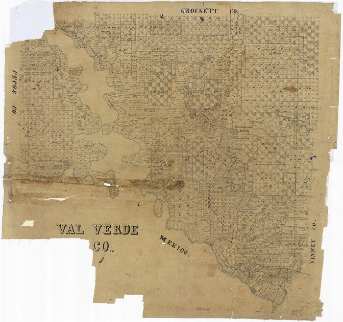 63093, Val Verde Co., General Map Collection