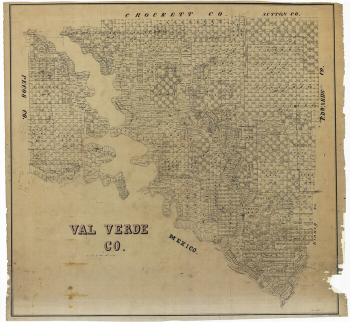 63094, Val Verde Co., General Map Collection