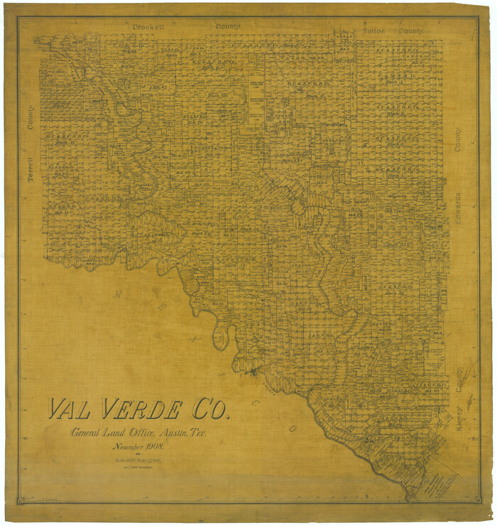 63099, Val Verde Co., General Map Collection