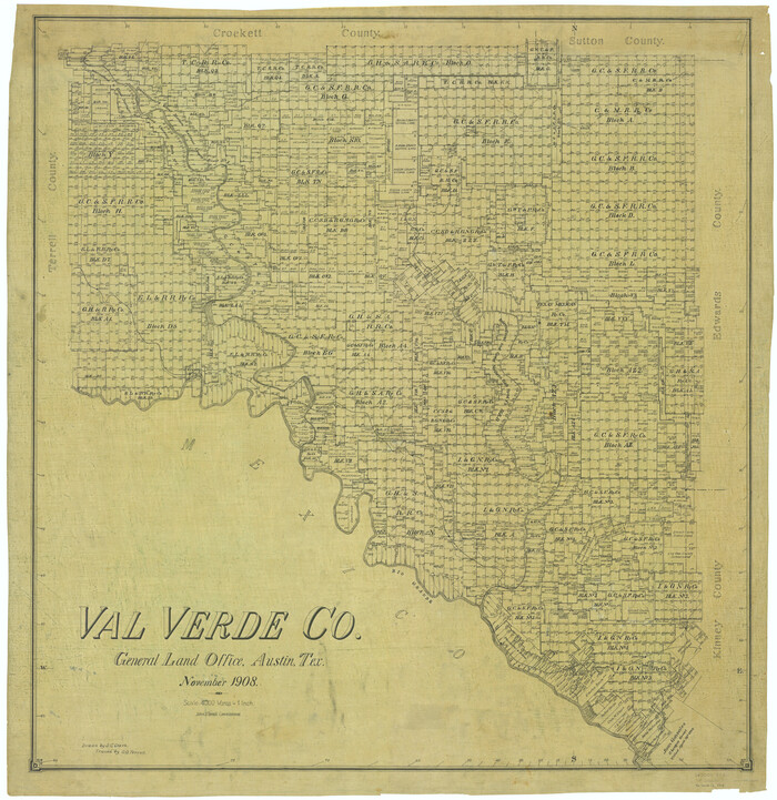 63100, Val Verde Co., General Map Collection