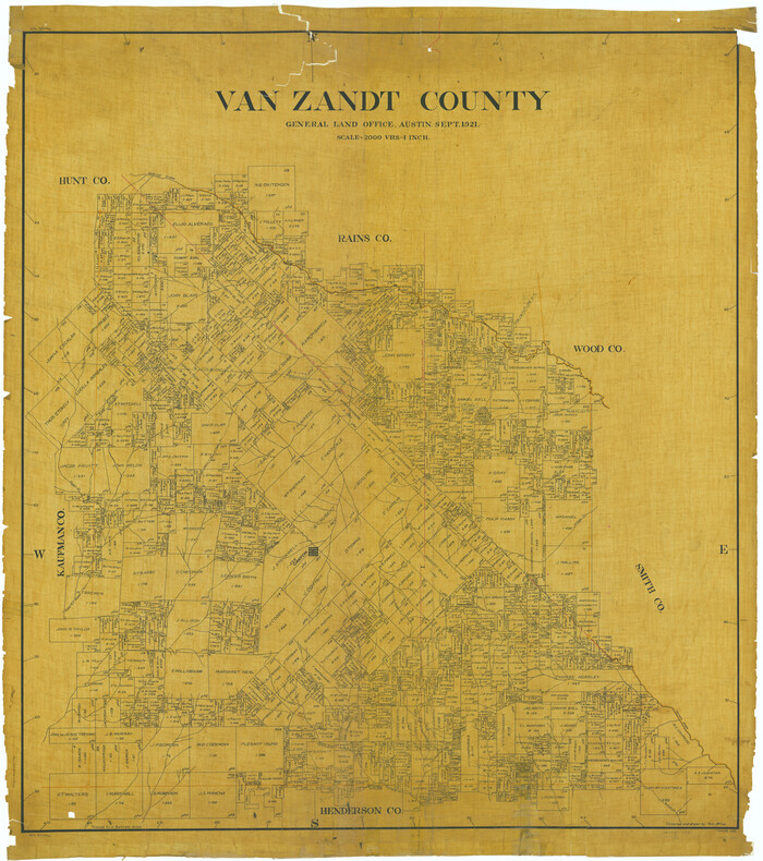 63104, Van Zandt County  , General Map Collection