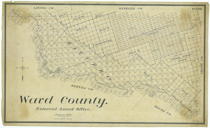 63110, Ward County, General Map Collection