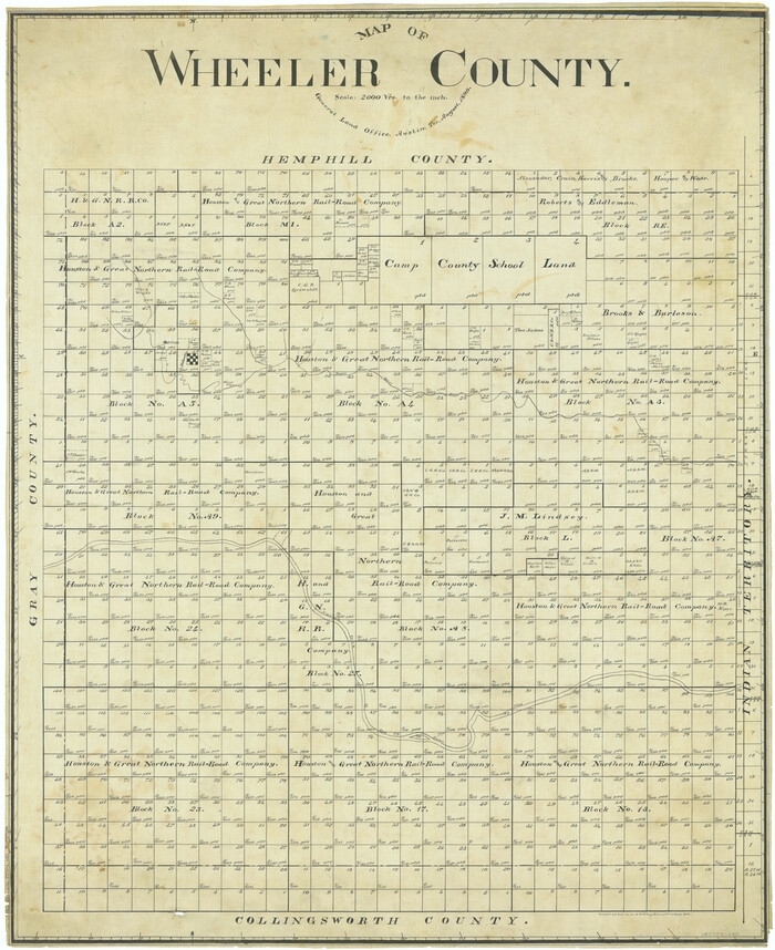63120, Map of Wheeler County, General Map Collection
