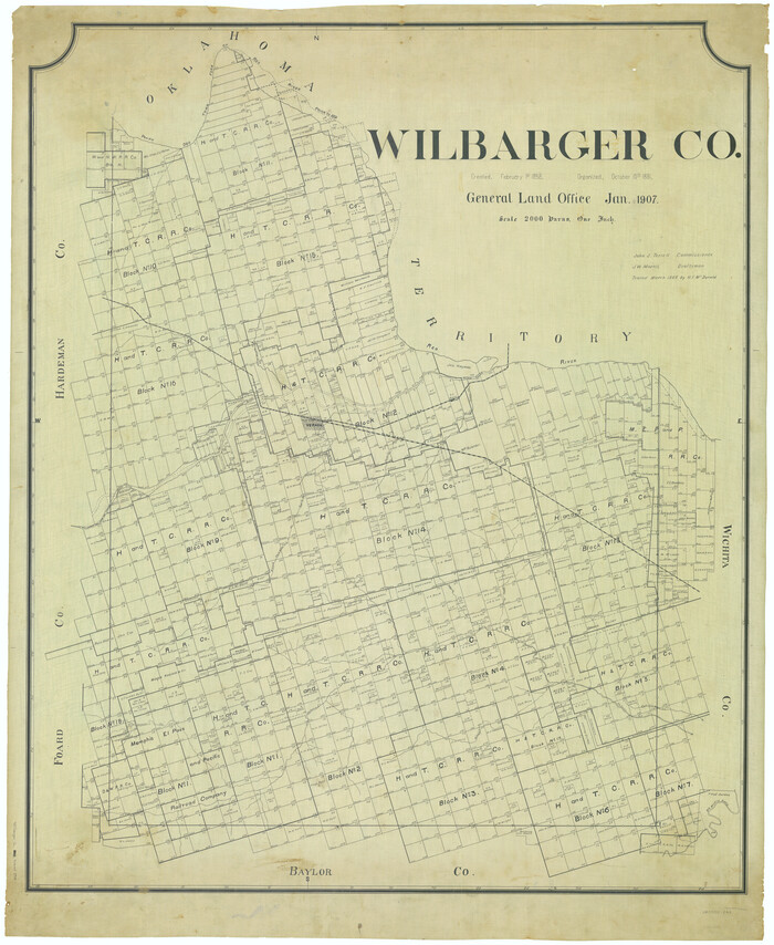 63126, Wilbarger Co., General Map Collection