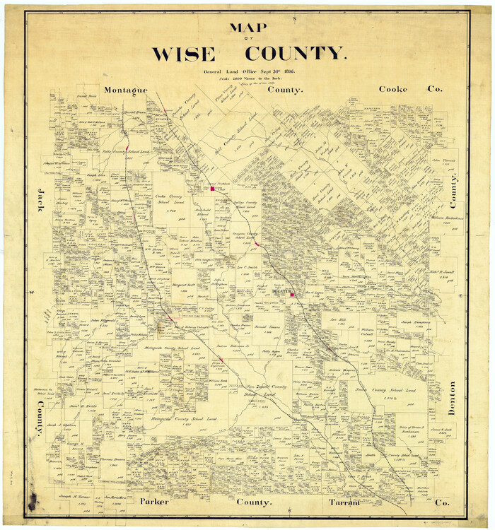63134, Map of Wise County, General Map Collection