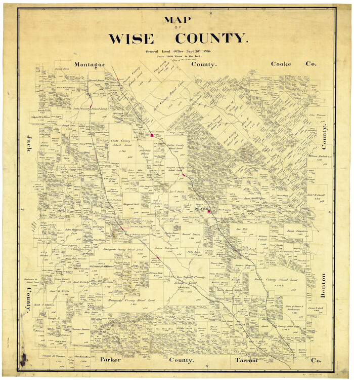 63134, Map of Wise County, General Map Collection