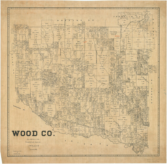 63136, Wood Co., General Map Collection
