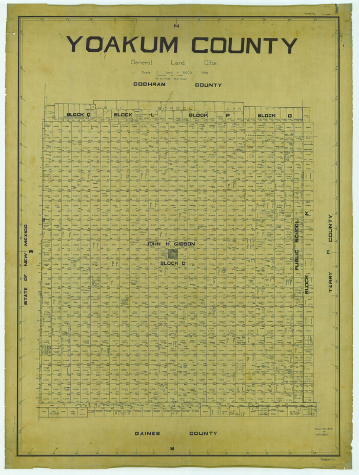 63139, Yoakum County, General Map Collection