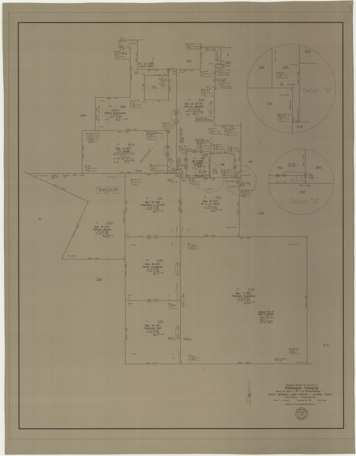 63173, Gillespie County Working Sketch 10, General Map Collection