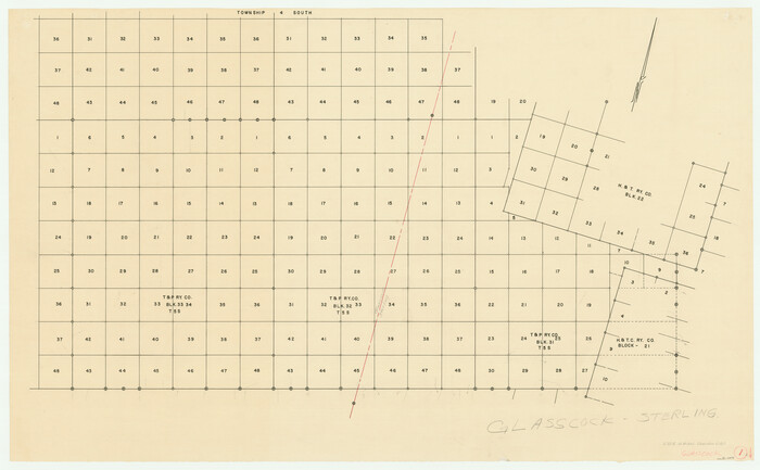 63174, Glasscock County Working Sketch 1, General Map Collection