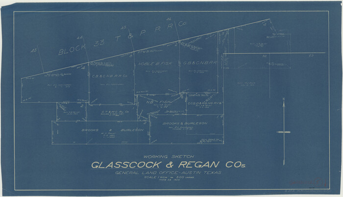 63178, Glasscock County Working Sketch 5, General Map Collection