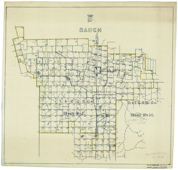6318, Irion County Rolled Sketch 3, General Map Collection