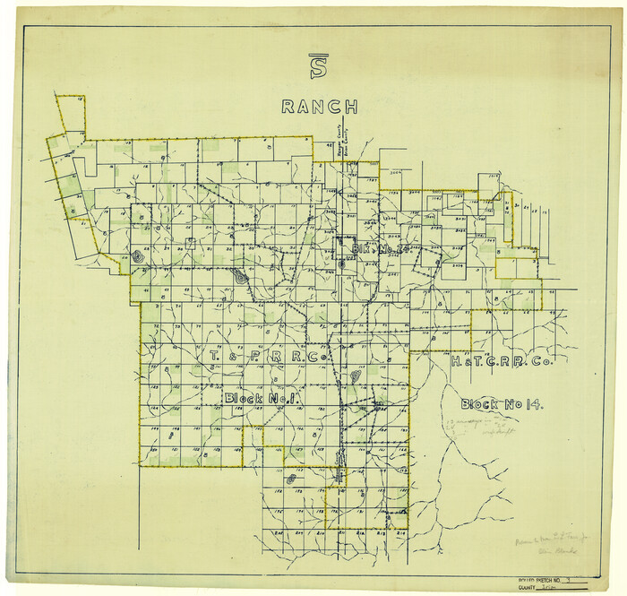 6318, Irion County Rolled Sketch 3, General Map Collection