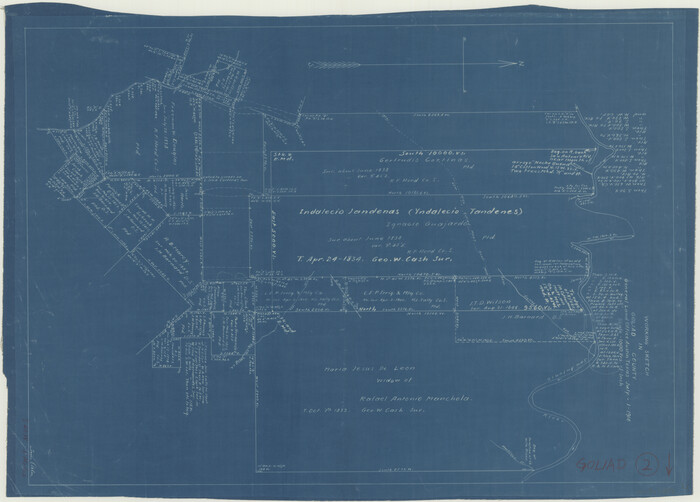 63192, Goliad County Working Sketch 2, General Map Collection
