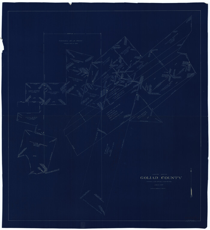 63195, Goliad County Working Sketch 5, General Map Collection