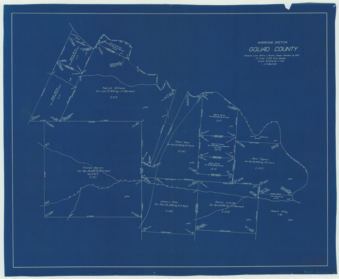 63198, Goliad County Working Sketch 8, General Map Collection