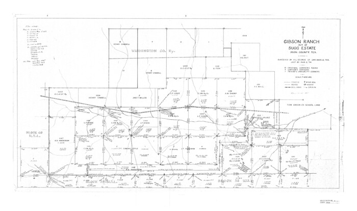 6320, Irion County Rolled Sketch 6, General Map Collection