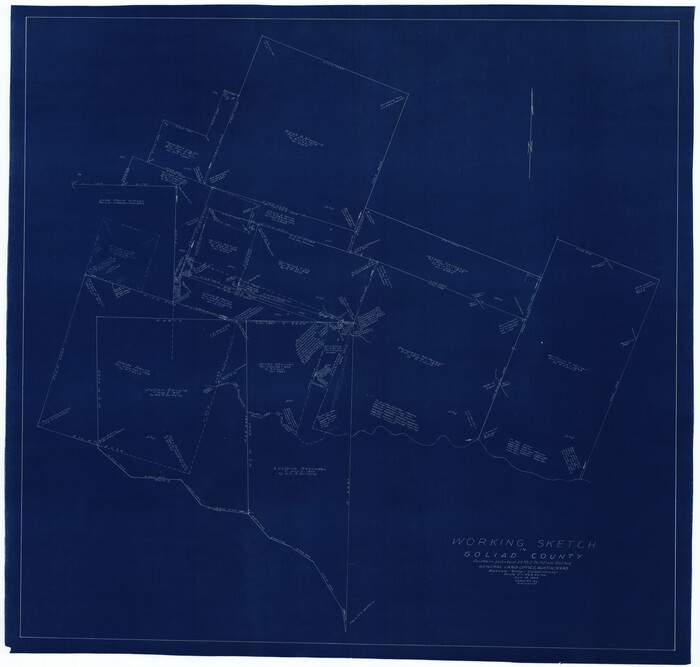 63202, Goliad County Working Sketch 12, General Map Collection