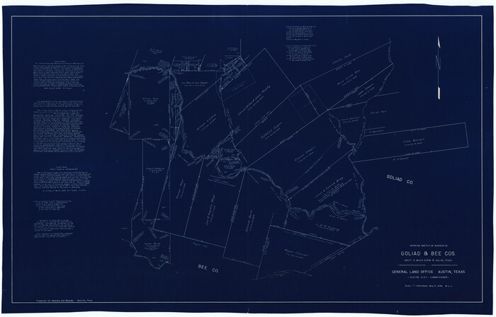 63206, Goliad County Working Sketch 16, General Map Collection