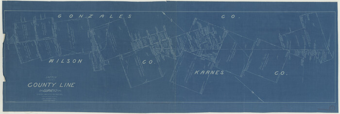 63216, Gonzales County Working Sketch 1, General Map Collection